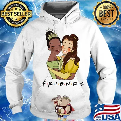 Disney tiana and belle friends s Hoodie