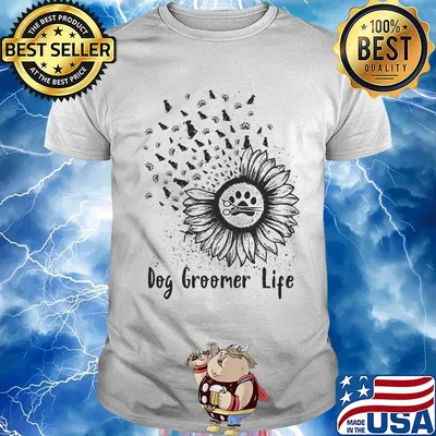 Dog Groomer Life Sunflower Shirt