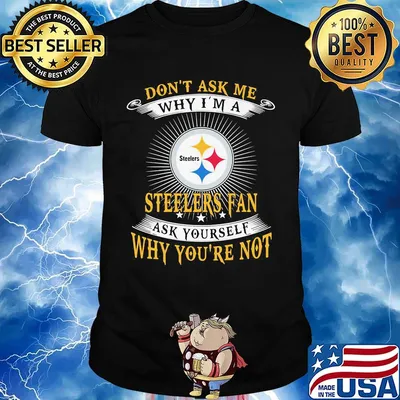Don't ask me why i'm a steelers fan ask yourself why you're not shirt