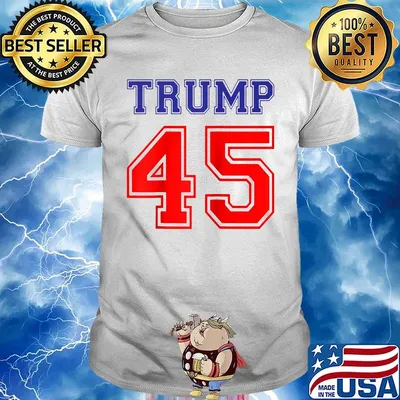 Donald trump 45 squared shirt