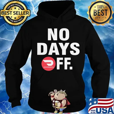 Doordash logo no days off s Hoodie