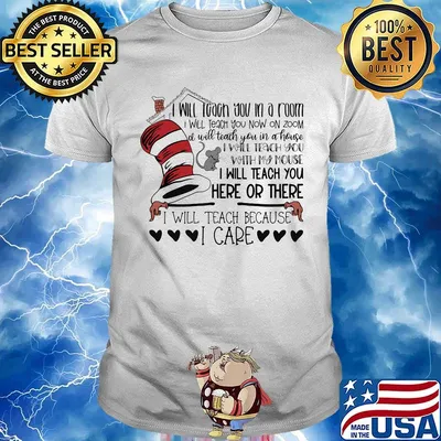 Dr seuss i will teach you in a room i will teach you now on zoom i shirt