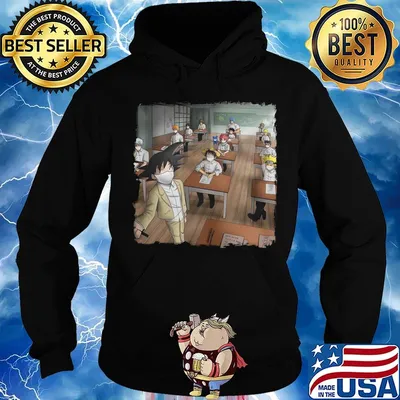 Dragon ball 7 classroom characters anime s Hoodie