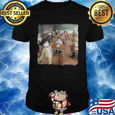 Dragon ball 7 classroom characters anime shirt