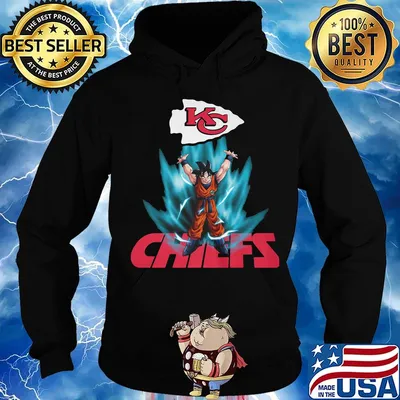 Dragon ball 7 songoku kansas city chiefs football logo s Hoodie