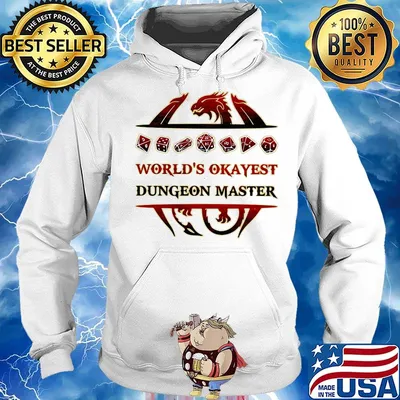 Dragon world's okayest dungeon master s Hoodie