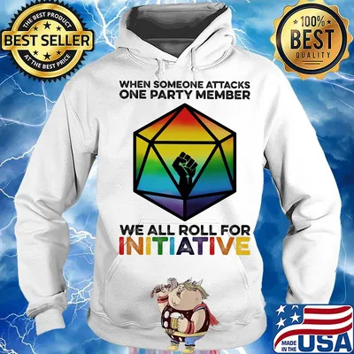 Dungeons & Dragons Dice d20 black lives matter LGBt when someone attacks one party member we all roll for initiative s Hoodie