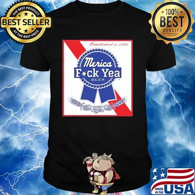 Established in 1776 merica fuck yea beer shirt