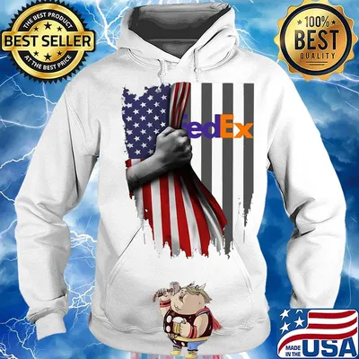 Fedex american flag 4th of july independence day s Hoodie