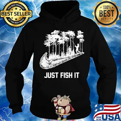 Fishing nike just fish it s Hoodie