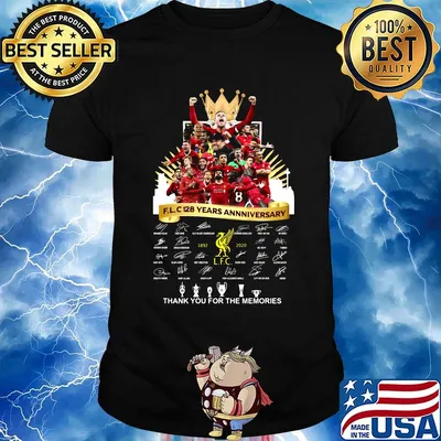 Flc 128th anniversary 1892 2020 thank you for memories signatures shirt