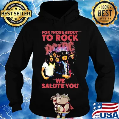 For those about to rock acdc we salute you s Hoodie