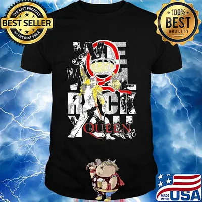 Freddie mercury we will rock you queen shirt