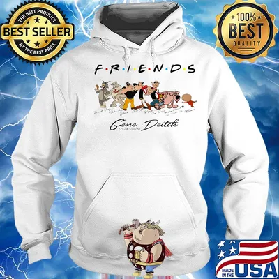 Friends gene deitch 1924 2020 signatures s Hoodie