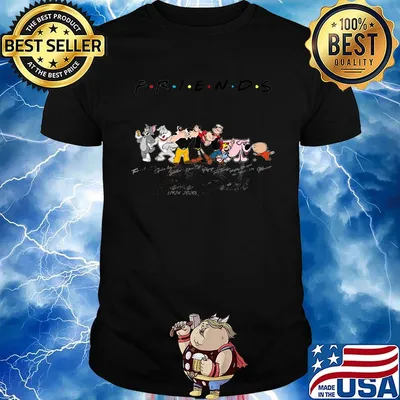 Friends gene deitch 1924 2020 signatures shirt