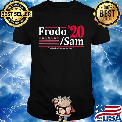 Frodo 2020 sam i will take the ring to mordor stars shirt