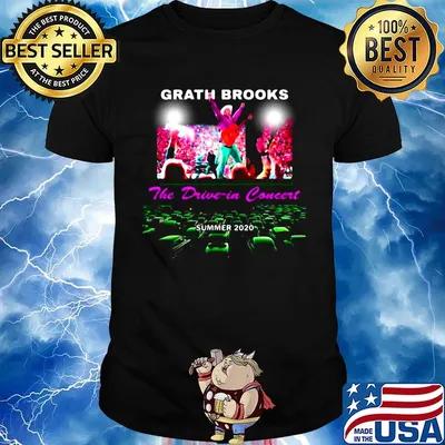 Garth brooks the drive-in concert summer 2020 light shirt