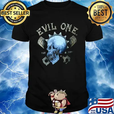 Gearhead Skull & Pistons Biker shirt