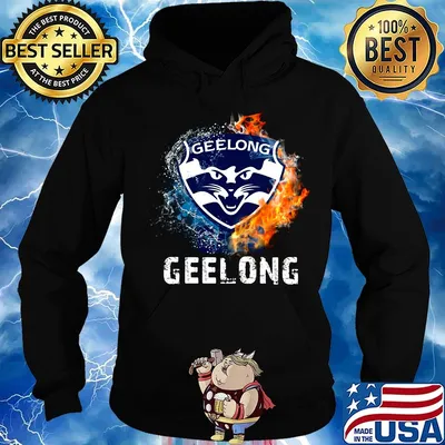 Geelong water and fire logo s Hoodie