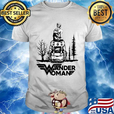 Girl wander woman mountain shirt