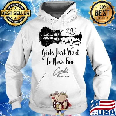 Girls just want to have fun cyndi lauper signature s Hoodie
