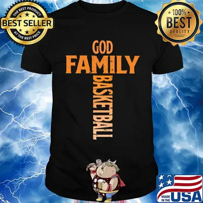 God family basketball cross shirt