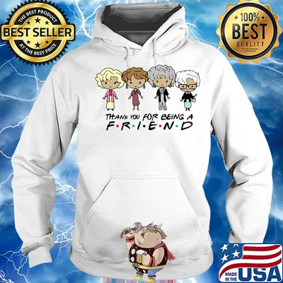 Golden girls chibi thank you for being a friend s Hoodie