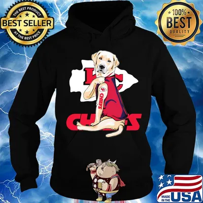 Golden retriever tattoos kansas city chiefs s Hoodie