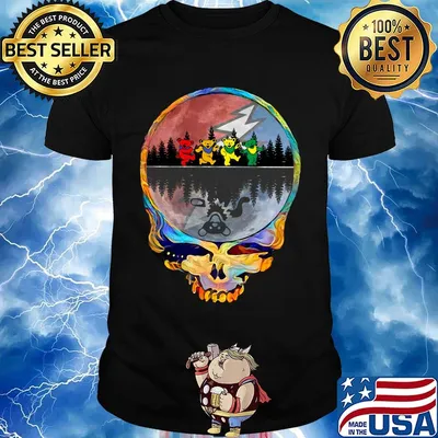 Grateful dead band bears colors shirt