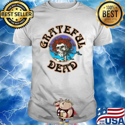 Grateful dead skull and roses shirt