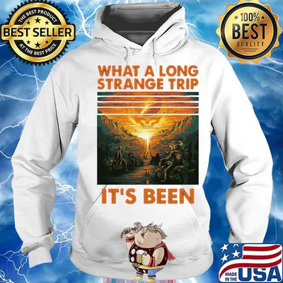 Grateful what a long strange trip it's been vintage retro s Hoodie