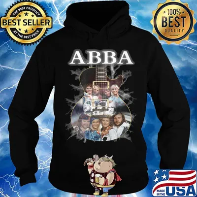 Guitar abba band members s Hoodie