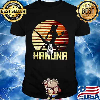 Hakuna matata the lion vintage retro shirt