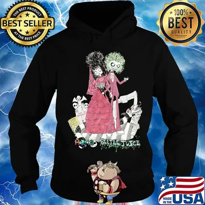 Halloween beetlejuice characters horrors cartoon s Hoodie