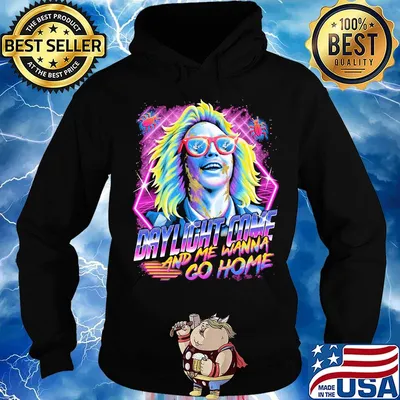 Halloween beetlejuice michael keaton daylight come and me wanna go home s Hoodie