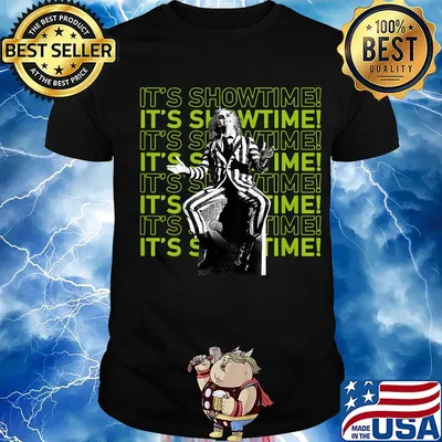 Halloween beetlejuice michael keaton its showtime shirt