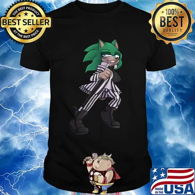 Halloween beetlejuice michael keaton sonic shirt