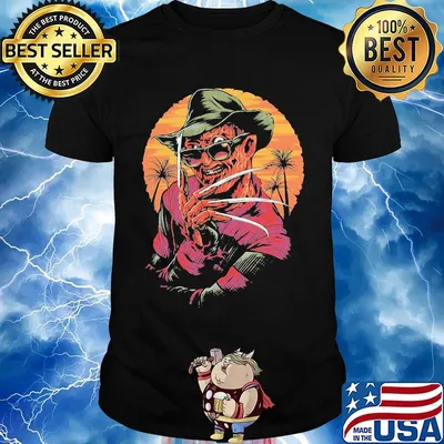 Halloween freddy krueger robert englund sunset shirt