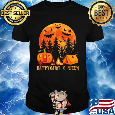 Halloween happy camp-o-ween pumpkin shirt