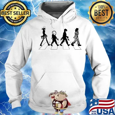 Halloween horror characters abbey road s Hoodie