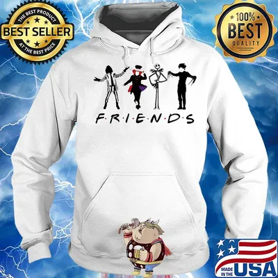 Halloween horror characters friends s Hoodie