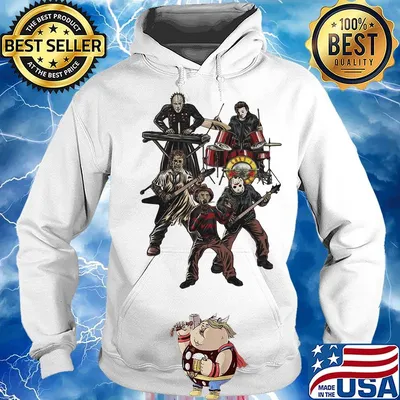 Halloween horror characters guns n roses band s Hoodie