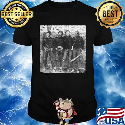 Halloween horror characters slashers picture shirt