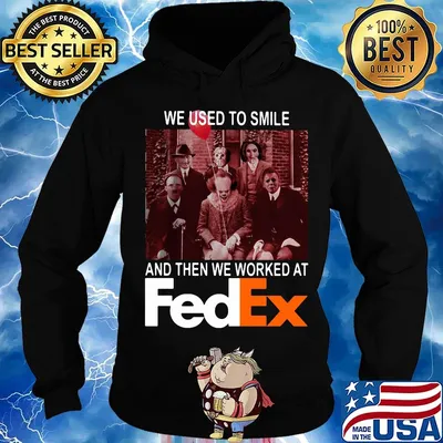 Halloween horror characters we used to smile and then we worked at fedex s Hoodie