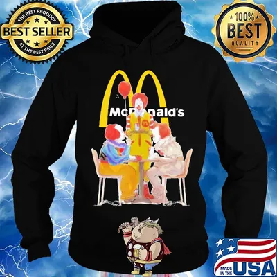 Halloween joker characters mcdonalds s Hoodie