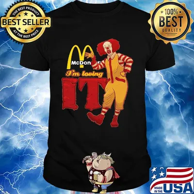 Halloween joker mcdonalds i'm loving it shirt