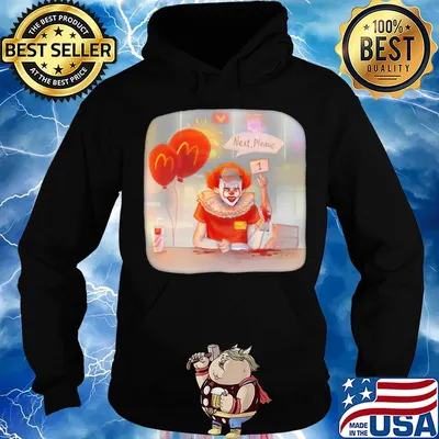 Halloween joker mcdonalds next please s Hoodie