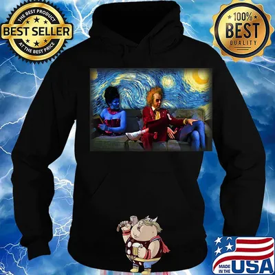 Halloween lydia beetlejuice starry night s Hoodie