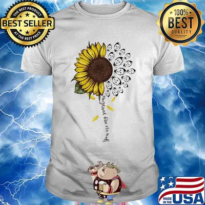 Halloween michael myers sunflower you are my sunshine art shirt