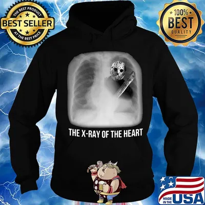 Halloween michael myers the x-ray of the heart s Hoodie